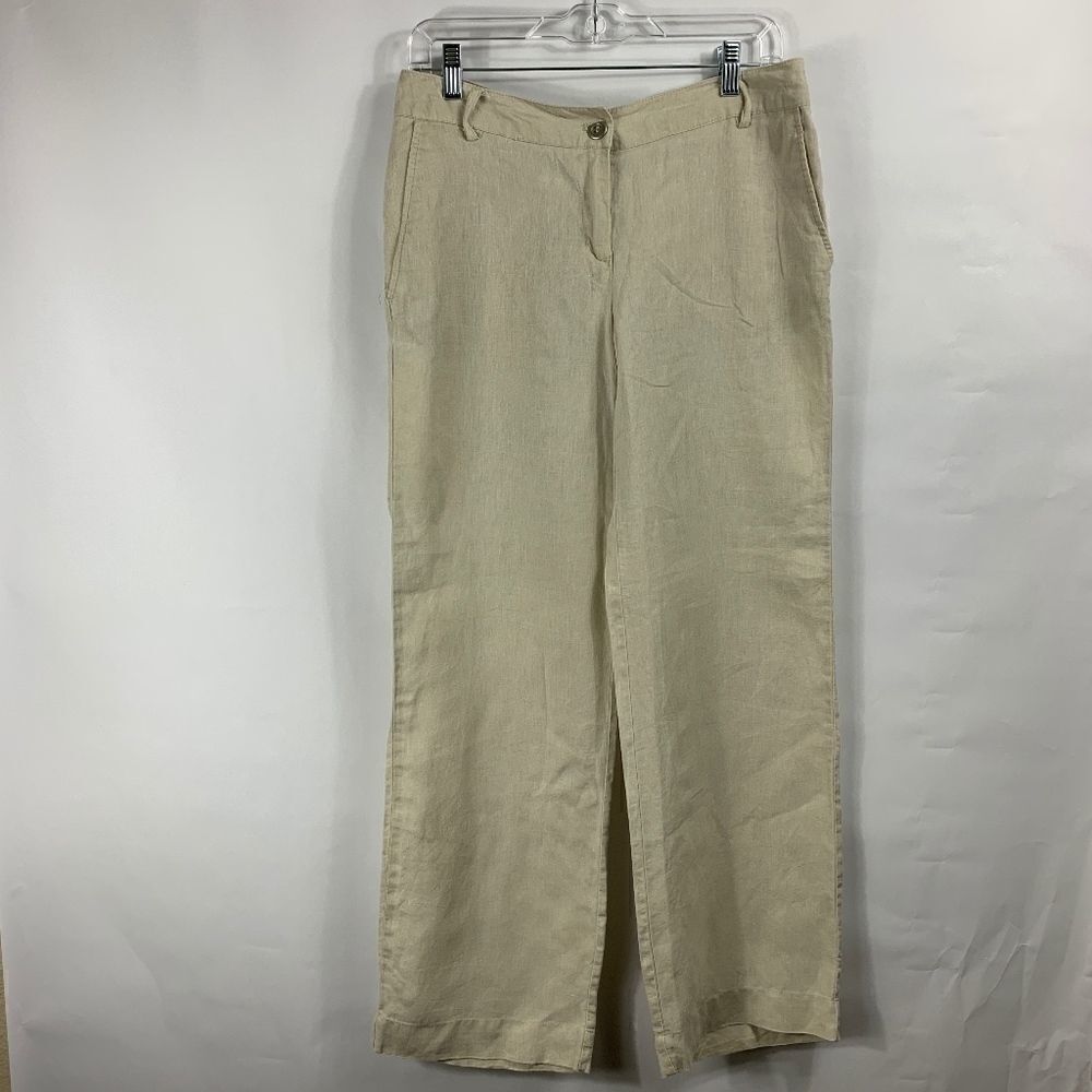 Willi Smith Women's Khaki Wide Leg Pants size 8